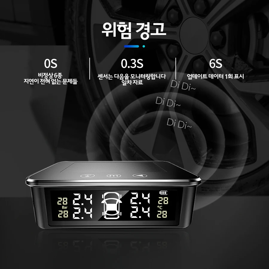 Acceo K13 Ʈ ڵ TPMS Ÿ̾ з ͸ ġ ũ ư, LCD ÷, USB ڵ  溸, Ÿ̾ з 