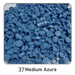 1000 - Piece Round Tile Set for Pixel Art and Mosaic Creations (Medium azure - L37)