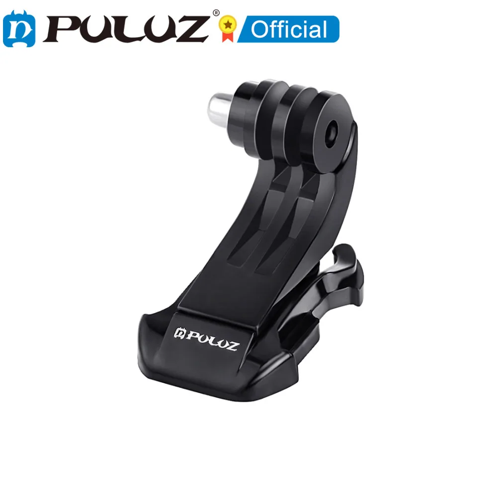 Puluz Black Vertical Surface J-Hook Buckle Mount Per Gopro Hero11 10 9 8 Black / Insta360 One R / Dji Osmo Sports Action Camera