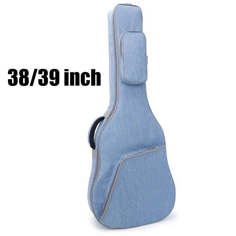 Guitar Case Oxford Fabric Gig Double Straps Padded Cotton Soft Guitar Bag Carry Cover Waterproof Backpacks 36 39 41 Inch