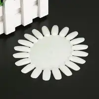 Display False Tips Nail Art 20 Colors Nature Color Practice Wheel UV Gel Polish Round Board Tool Mold 1
