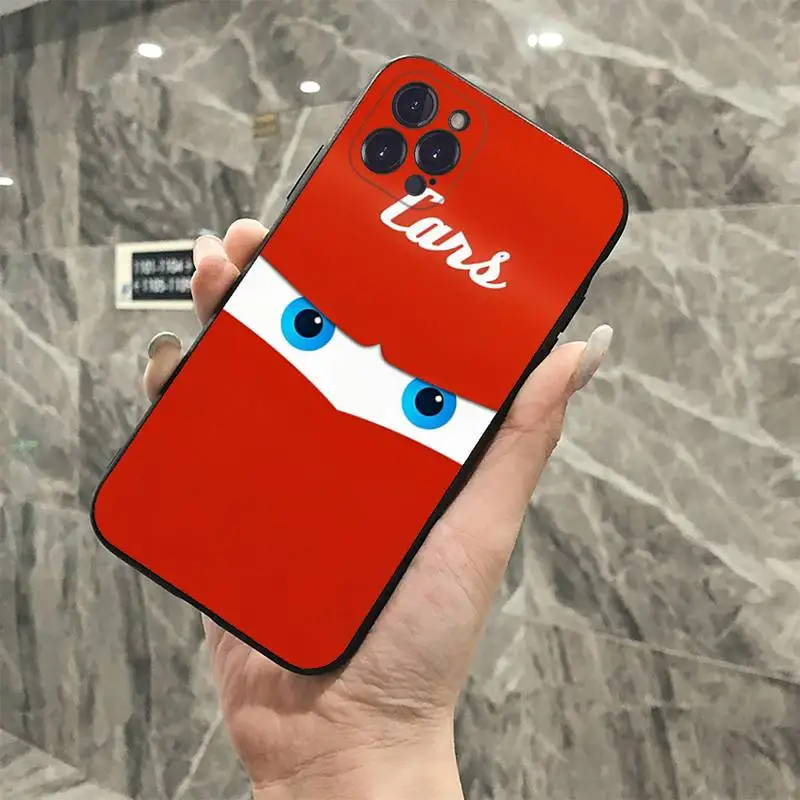 thumbnail image 1 of Funda de teléfono Disney Cars Lightning McQueen para iPhone 8 7 6 6S Plus X SE 2020 XR XS 14 11 12 13 Mini Pro Max Funda para móvil, 1 of 5