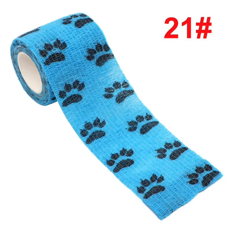 Animal Pattern Printed Self Adhesive Elastic Bandage 4.5m Sports Wrap Tape for Finger Joint Knee First Aid Kit Pet Tape - Image 24