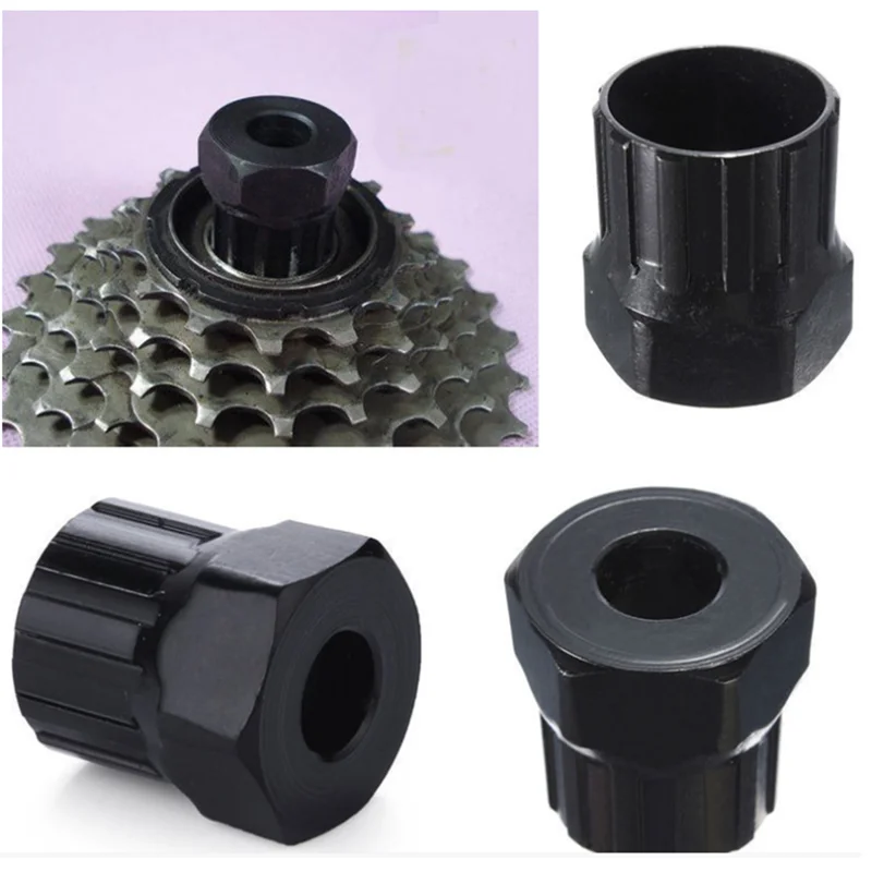 2/3pcs Bike Bicycle Cassette Flywheel Freewheel Lockring Remover Removal Repair Tool 12 Teeth Durable Carbon Steel Wrench