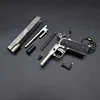 Csnoobs 1:3 Mini M1911 Alloy Pistol Fake Gun Keychain Pendant Detachable Toy Gun Model For PUBG Weapon Adult Kids Gift 6
