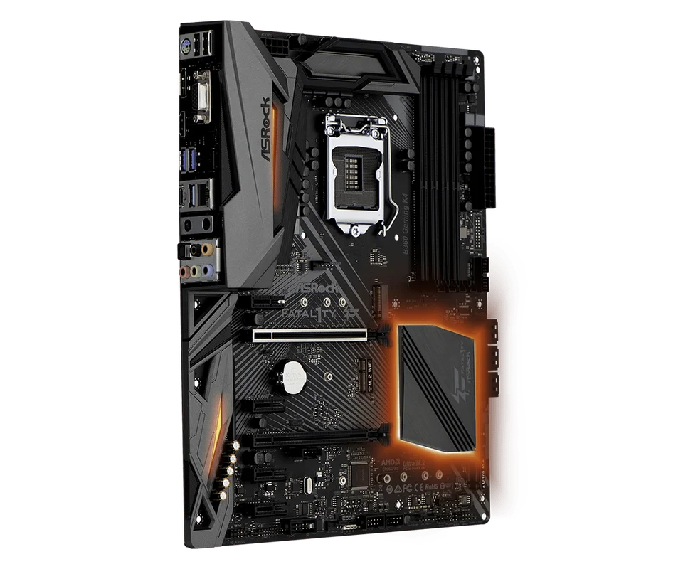 ASRock B360 GAMING K4 Motherboard Intel B360 LGA 1151 DDR4 64GB