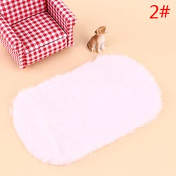 Miniature Plush Rug for Dollhouse Living Room Decor Accessories (B)