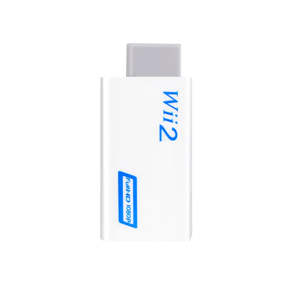 풀 HD 1080P Wii-HDMI 호환 변환기 어댑터 Wii2HDMI 호환 변환기 PC HDTV 모니터 디스플레이용 3.5mm 오디오