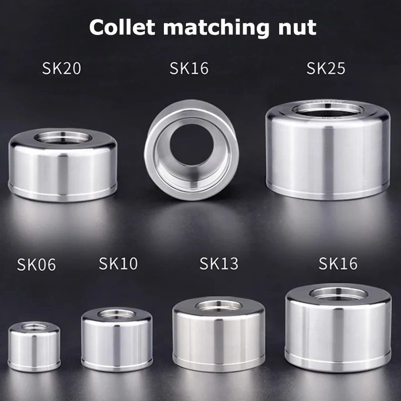 SK Spring Collet SK6 SK10 SK16 SK20 Sk25-2 3 4 5 6 7 8 9 10 11 12 13 14 15 25mm High Precision 0.005mm Milling Tool Holder CNC