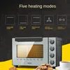 32L Oven 4 Levels Built-in Oven Light Upper and Lower Independent Temperature Control Time Setting Multi-function Hot Air Oven 2