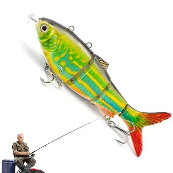 Robotic Fishing Lure USB Rechargeable Self Swimming Fishing Lures Smart Lure Automatic Electronic Fish Multi-joint Bait Handy 2