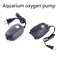 Aquarium Air Pump Fish Tank Mini Silent Compressor Single Double Outlet Oxygen Pumps Aquariums Aquatic Accessories 220V 3W 5W 1