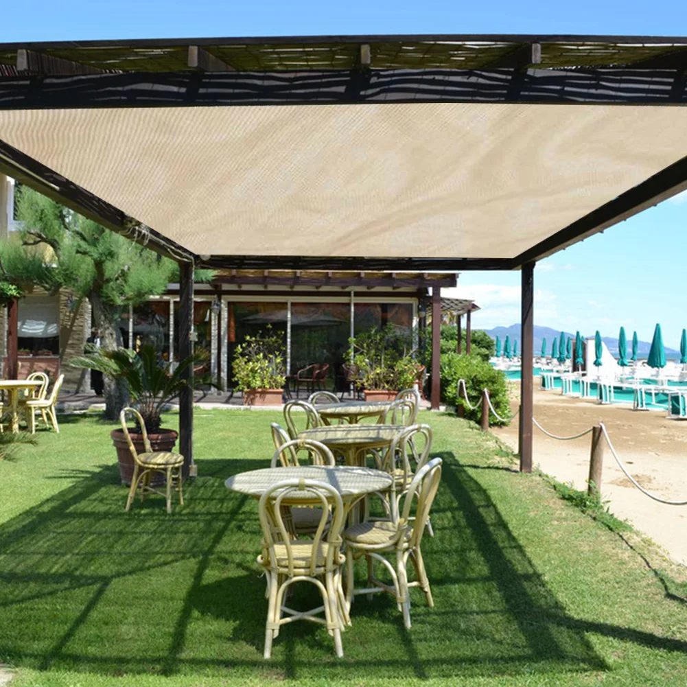 Outdoor Sun Shade Cloth UV Protection Pergola Deck Backyard Patio Sunshade Pergola Shade Cover Canopy for Garden Outdoor