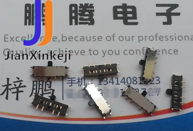 11Pcs Original New  Imported  Ssss812201 Patch 8-Foot 3 Gear Toggle Switch Slide Switch Left And Right Toggle