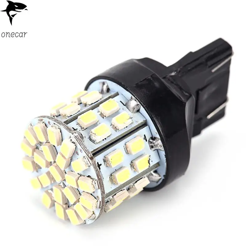 1Pc Super Bright T20 7443 W21/5W 1206 50Smd Car Tail Turn Braket Parking Led Lamp