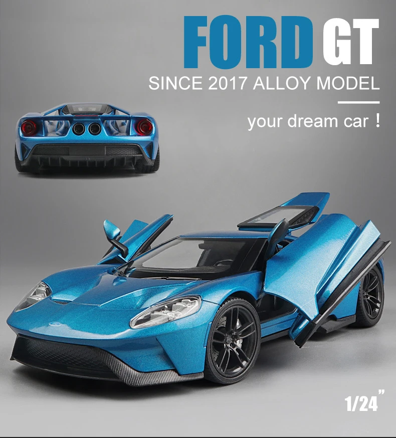 Ford GT 2017 Supercar 1:24 Ölçekli Model Araba