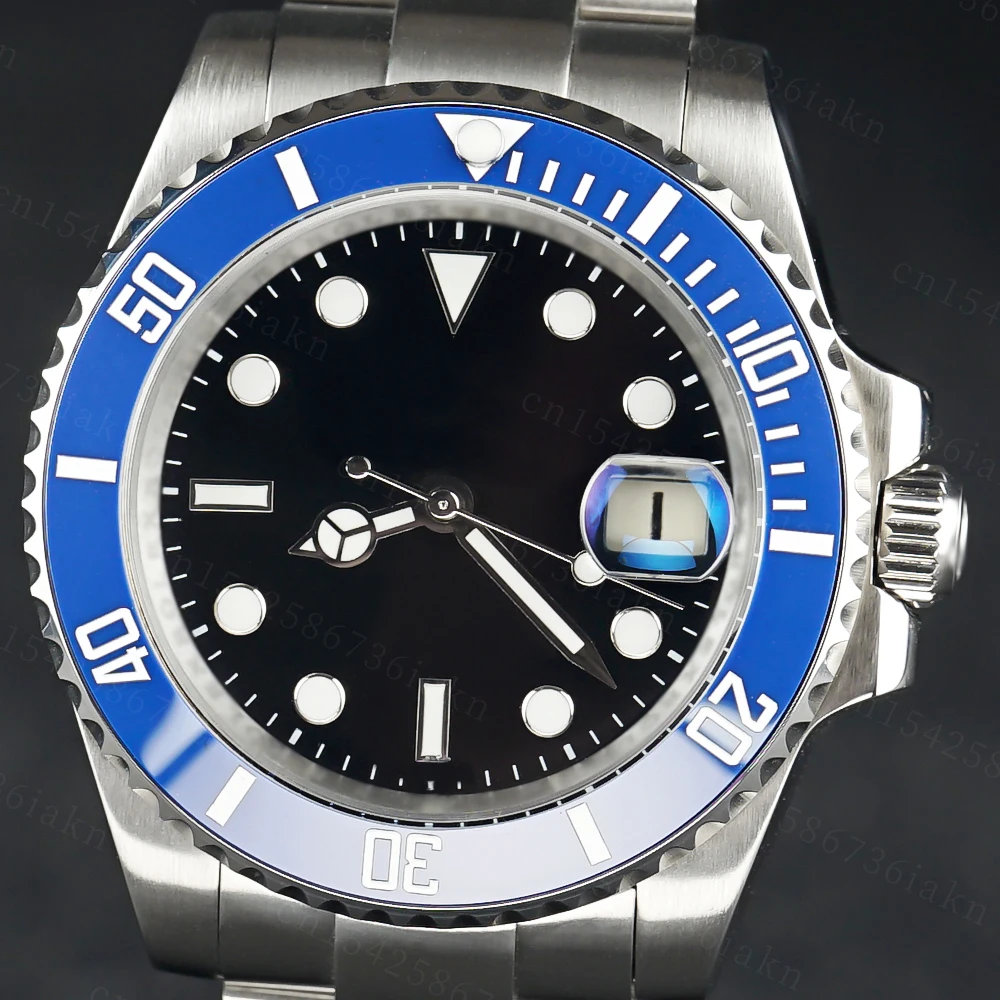 2022 Fashion New 40mm Men's Leisure Sports Sapphire Mirror Stainless Steel Material Waterproof Automatic Mechanical Watch