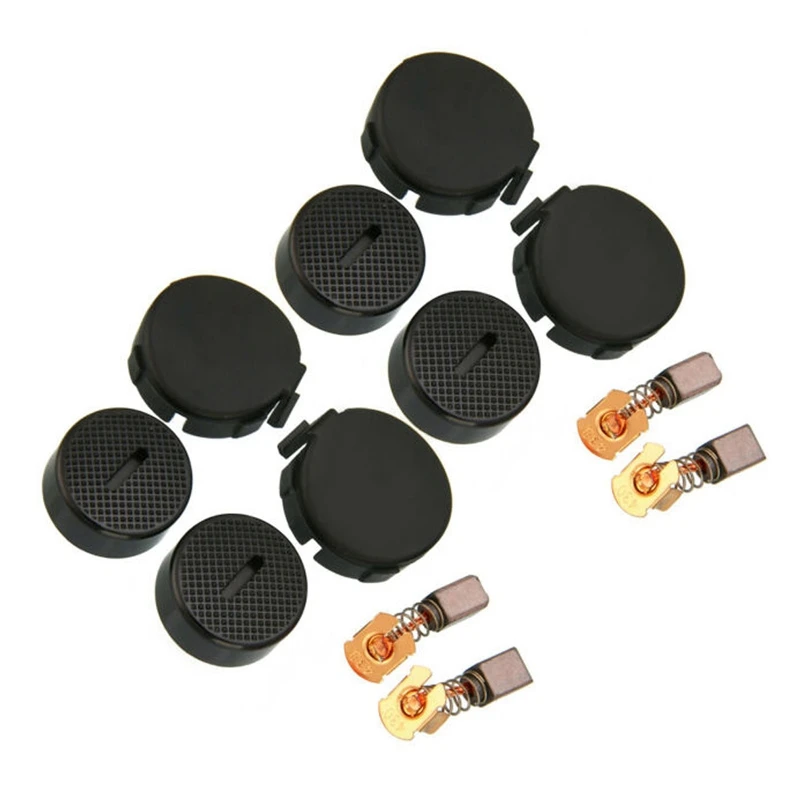 

2X Carbon Brush Brush Cap Cover For Makita BGA450 BGA452 DGA452 GA400 BGA402 Workshop Equipment Accessories Power Tools