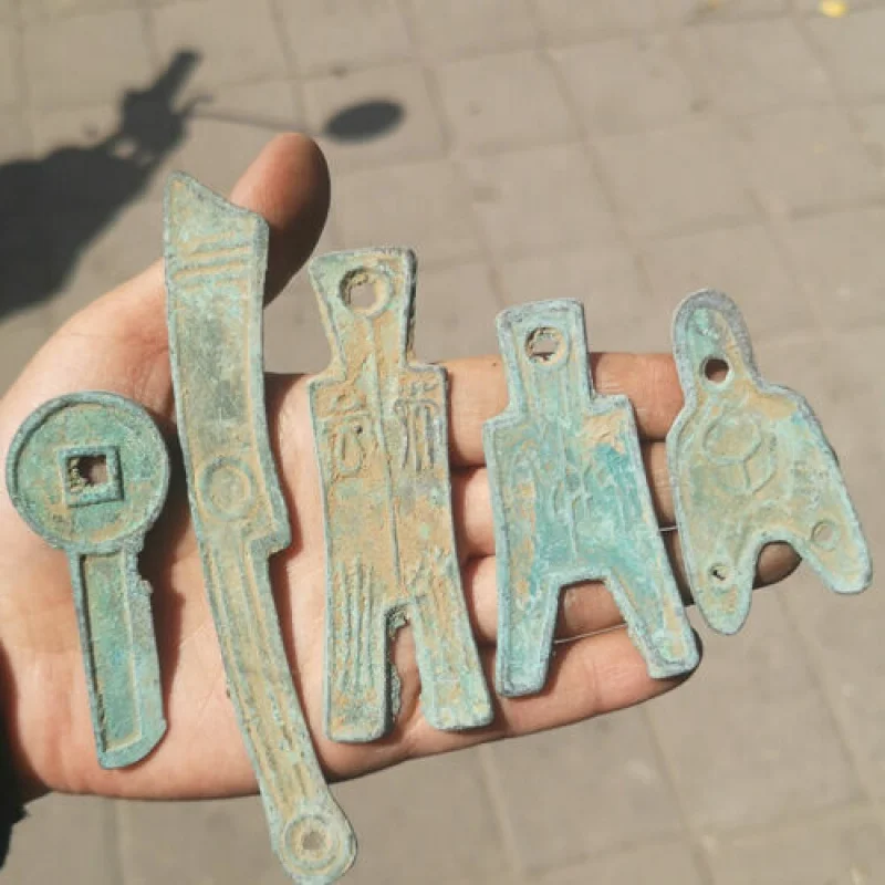 

5 шт., китайские монеты из редких старых мечей