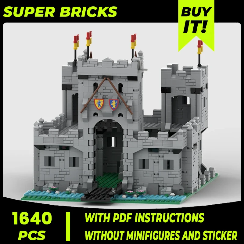 

Middle Fortress Model Moc Building Bricks Series Emperor Castle Technology Modular Blocks Gifts Christmas Toys DIY Sets Assembly