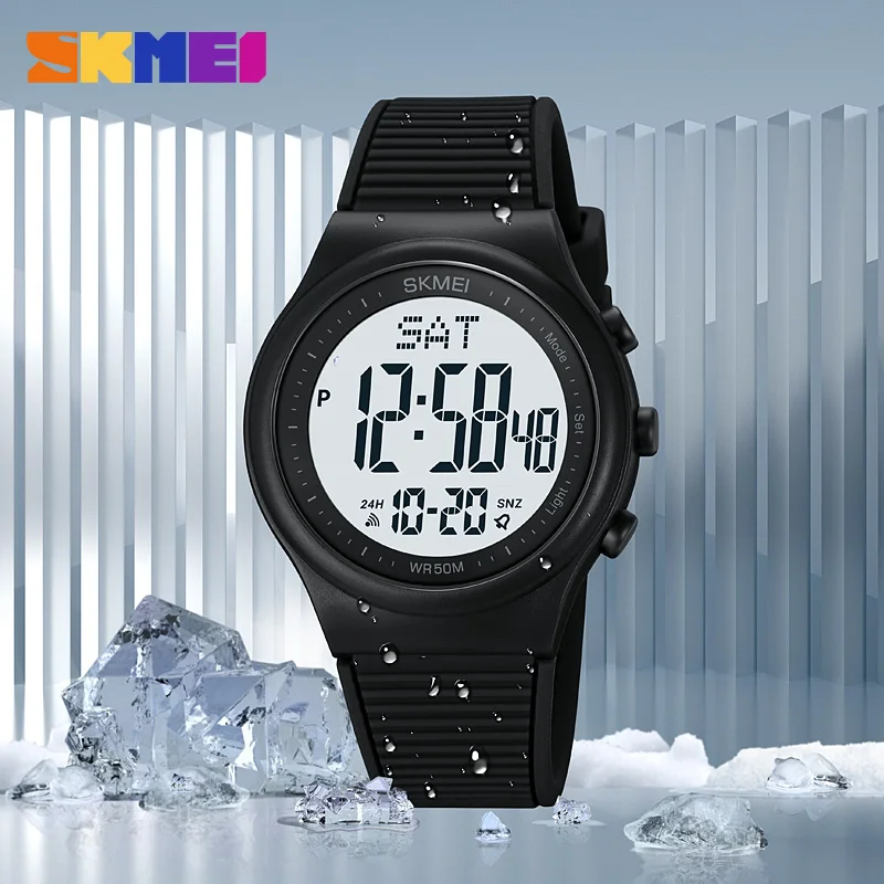 SKMEI 1980 MenS Waterproof Countdown Electronic Wristwatches LED Display Digital Sport Watch for Men Clock Reloj Hombre 1981