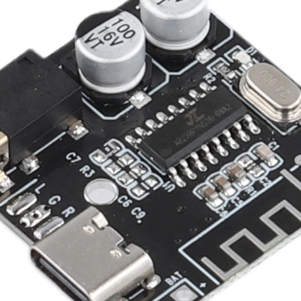 Audio Amplifier Board Audio Decoder Board Bluetooth-Compatible 5.0 3.7-5V Wireless Stereo Music Module MP3 Decoding Player Board for DIY