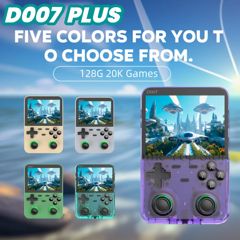

Портативная игровая консоль D007 Plus, 3,5 дюйма, IPS экран, X