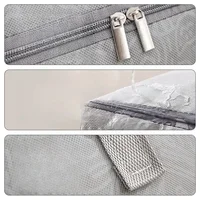 1-5Pcs Clothes Quilt Storage Bag Waterproof Moistureproof Large Capacity Luggage Bag Packing Bag Thickened Non-woven Storage Bag 2