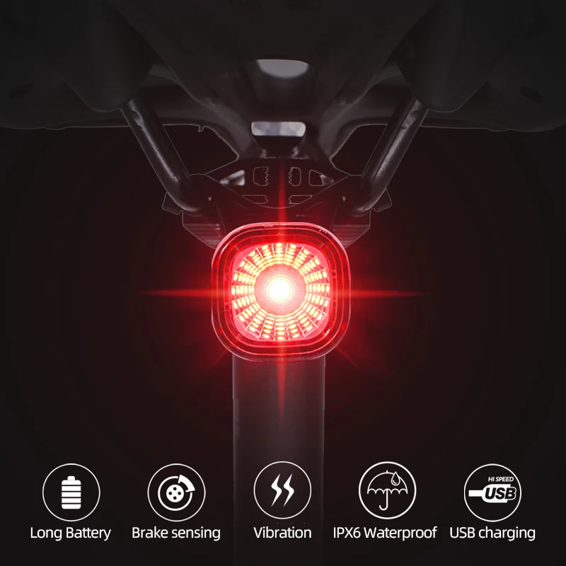 The bestselling product Bicycle Flashlight Bike Rear Light Auto Brake