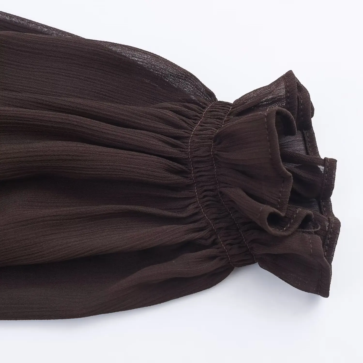 Woman Ruffles Elegant Dress Spring Autumn Fashion Female Party Dress With Belt Lady Long Sleeve V-Neck High Street Casual Dress