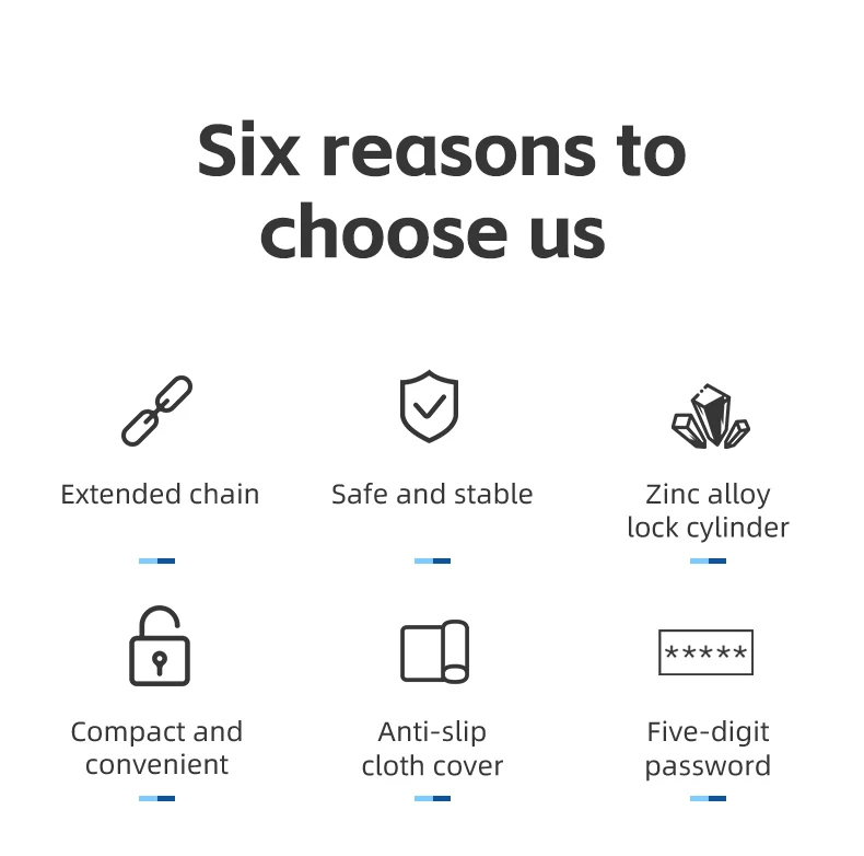 WEST BIKING Bicycle Anti-Theft Lock 5 Digits Combination Password Lock Bike Safe Chain Lock Scooter MTB Road E-Bike Accessories