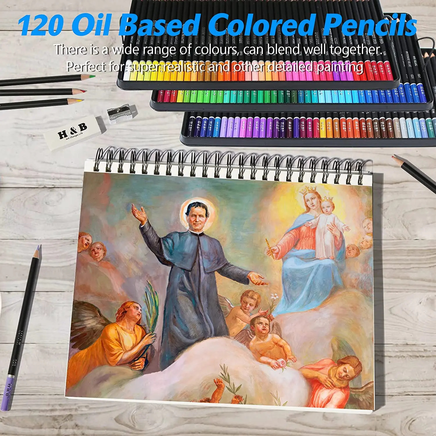 72Pcs Classic Colored Pencils Tin Set, Professional Color Pencils for  Artists Kids Adults Coloring Sketching and Drawing - AliExpress