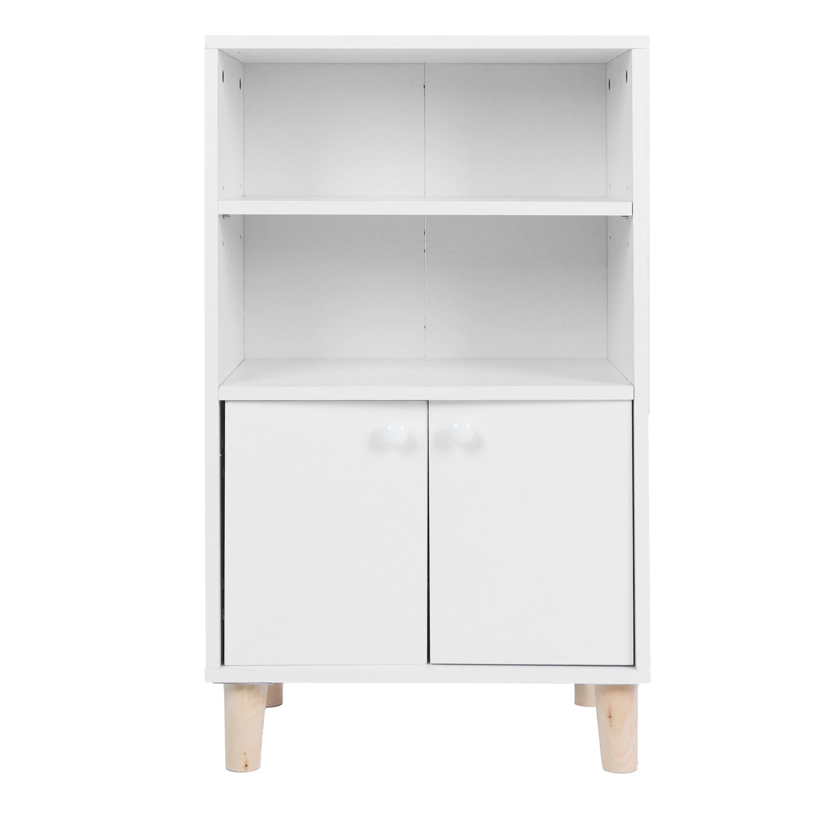 Bathroom Livingroom Cabinet Multifunctional MDF Wood Floor Cabinet with 2 Shelf Home Furnitures Storage