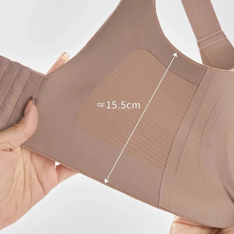 1/2PCS Women's Seamless Underwear, Thin Style, Large Breasts, Small Breasts, No Wires, Pull-up And Anti-sagging Large Size Bra 5