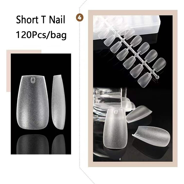 Rosalind Short Acrylic Matte Press on Nails Coffin Medium Length, Almond  Professional Nail Art Tips Sets, False Nails Supplies Solid Color Fake Nails  with Adhesive Tabs Nail File for Women – ROSALIND