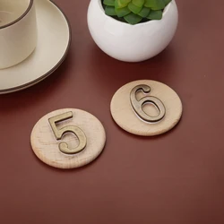 Magnetic Wooden Table Number Signs (No.1)