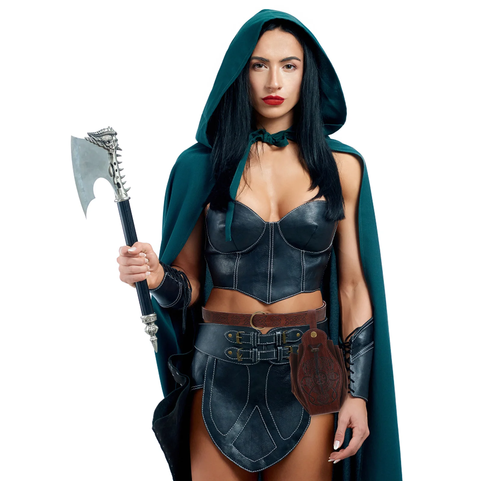 

1 комплект, ремень с сумочкой в стиле викингов