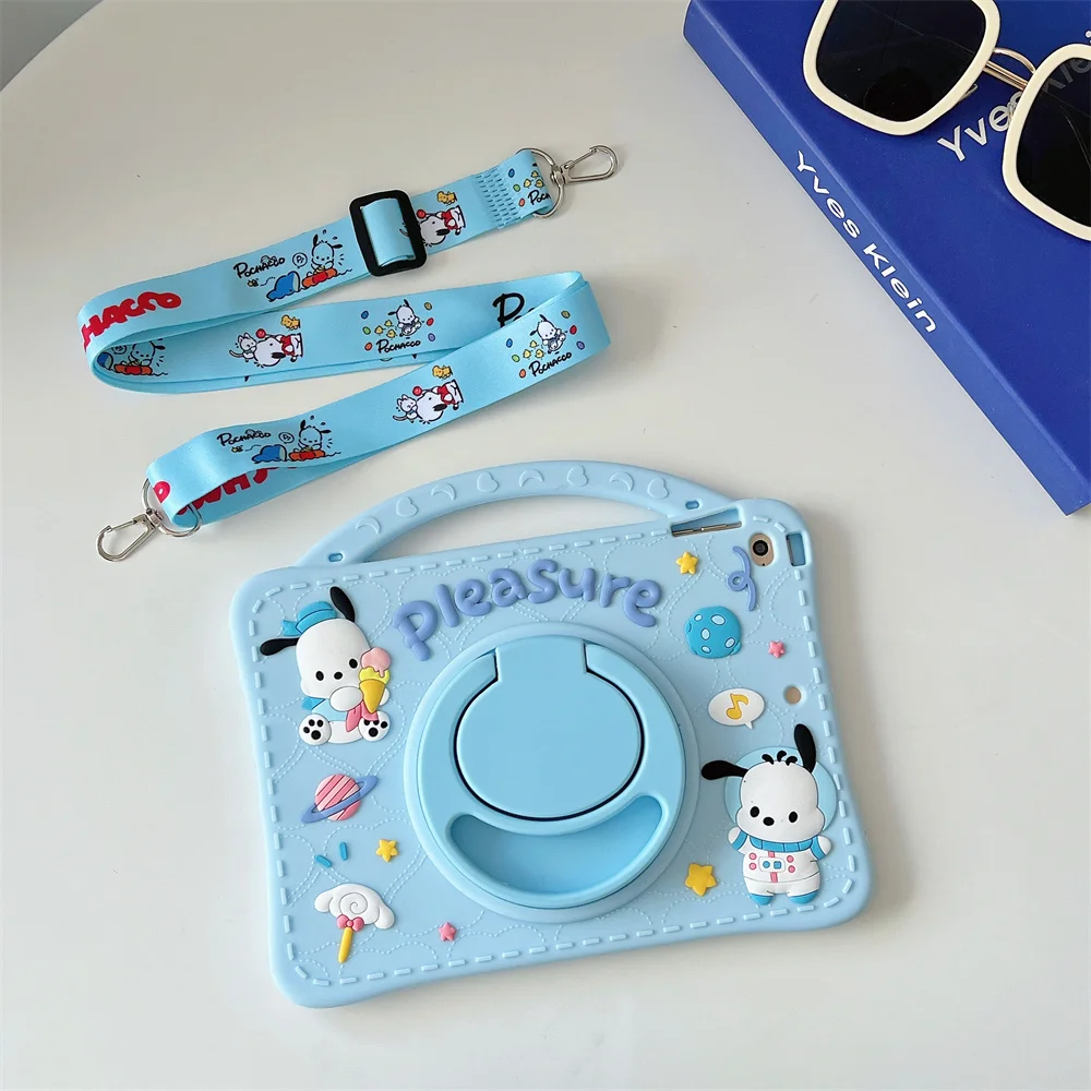 Cartoon Pochacco Silicone Tablet Protective Case