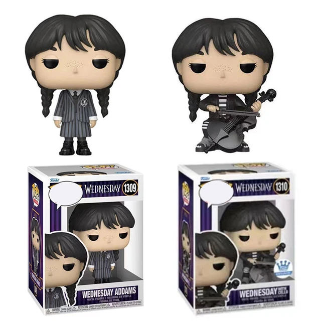 Pop Wednesday Addams Family Action Figure Anime Poupée Acrylique Mignon  Décoration Accessoires Périphériques Anniversaire Gifts_q