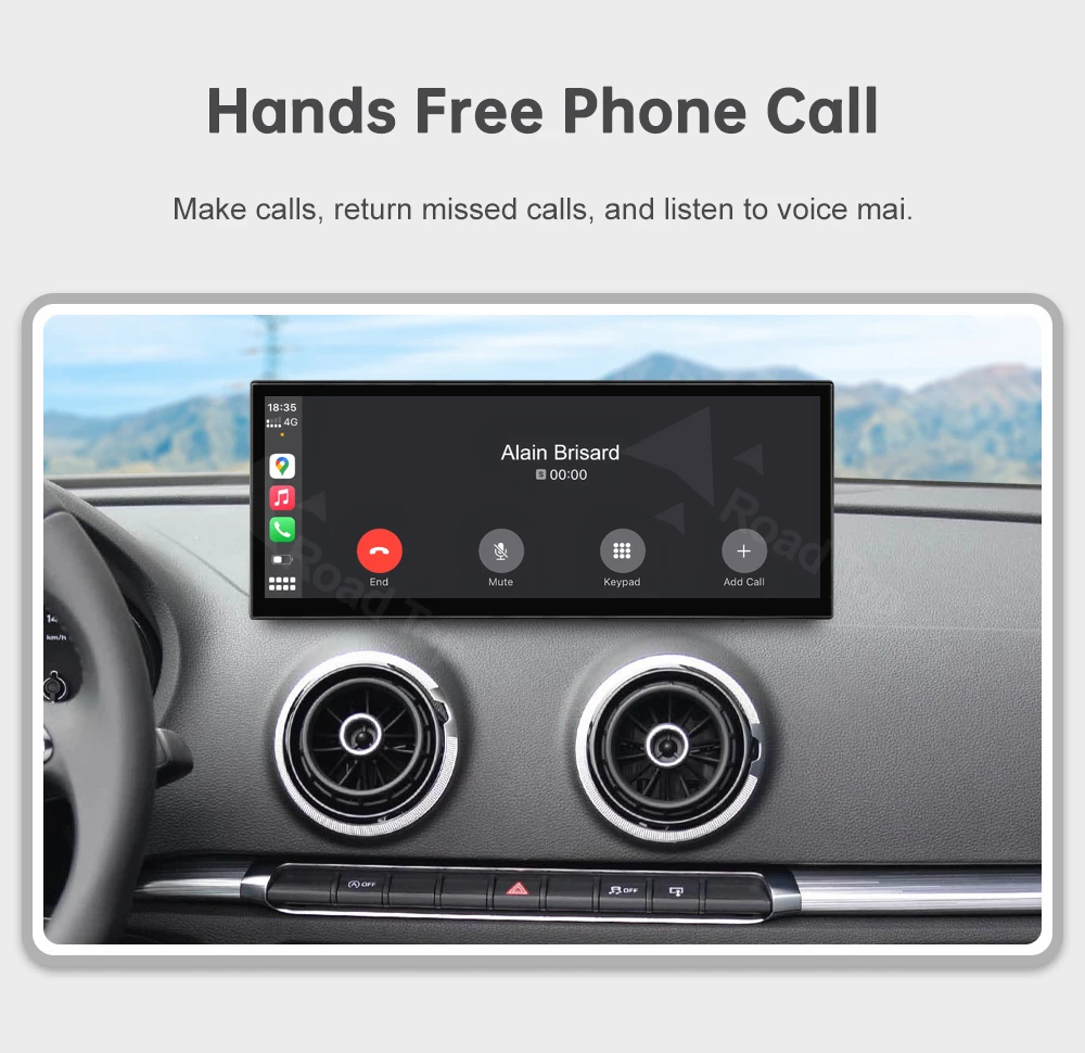 12,3 Zoll RoadTop Wireless CarPlay Multimedia-Display Android Auto Linux Bildschirm für Audi A3 S3 B9 MIB MIB2 2014-2019 Airplay Autolink – Detail 14