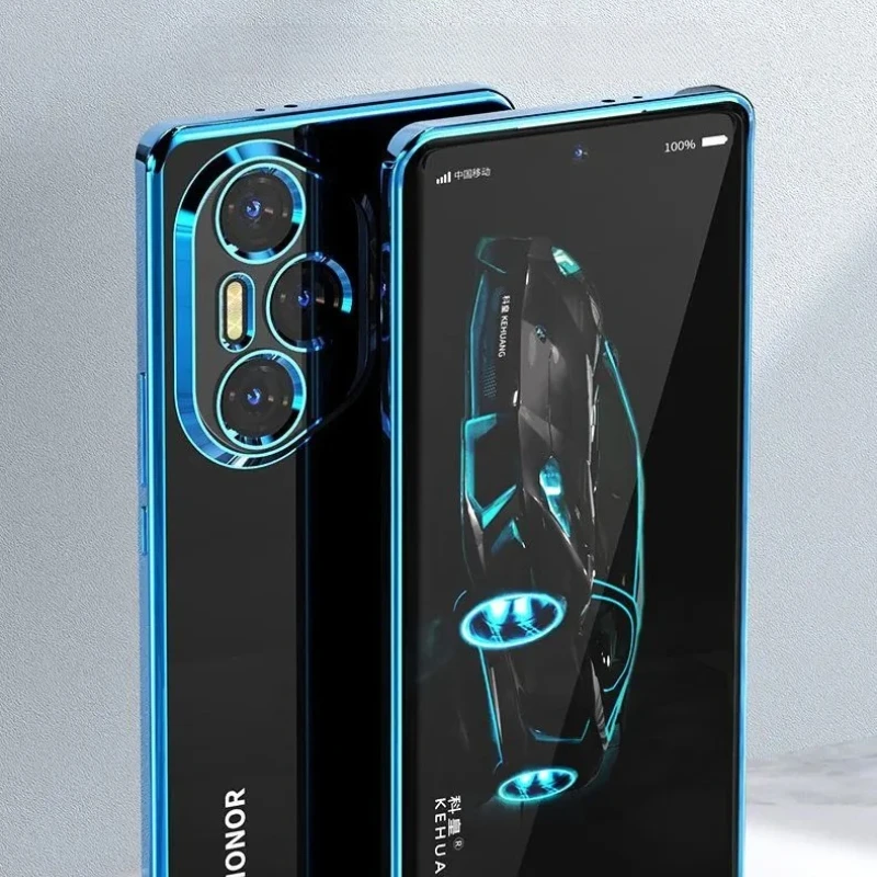 Sleek Electroplating Transparent Shockproof Silicone Phone Case