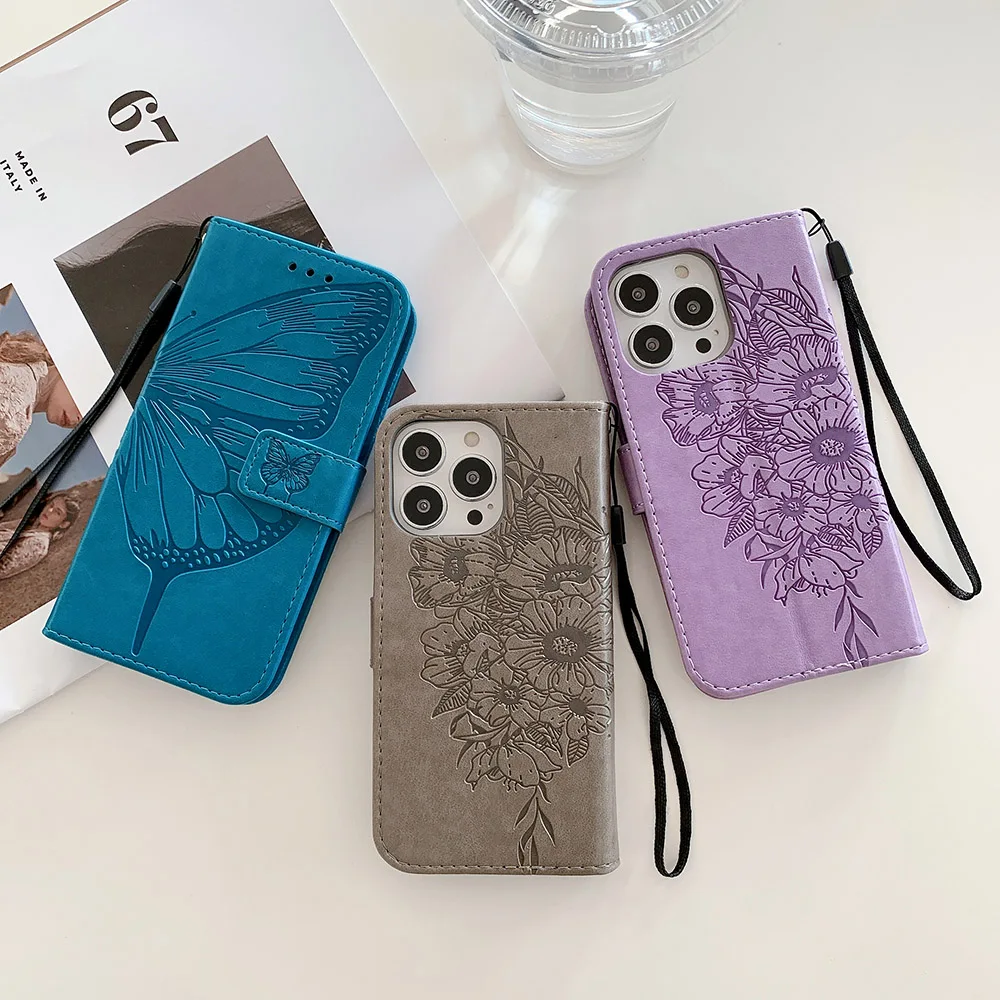 Premium Book Style Wallet Phone Case with Card Slots