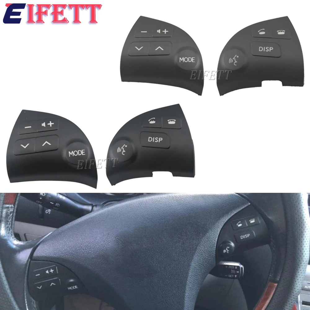 

Car Accessories Steering Wheel Control Switch Audio Bluetooth Multi Button Cover For Lexus ES350 ES240 2006-2012 84250-33190-C0