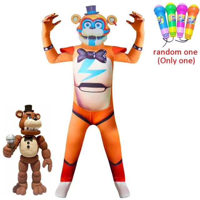 Fantasia de Five Nights Freddy Puppet macacão para crianças, marionete  assustador, Halloween, cosplay, festa, 5 a 12 anos