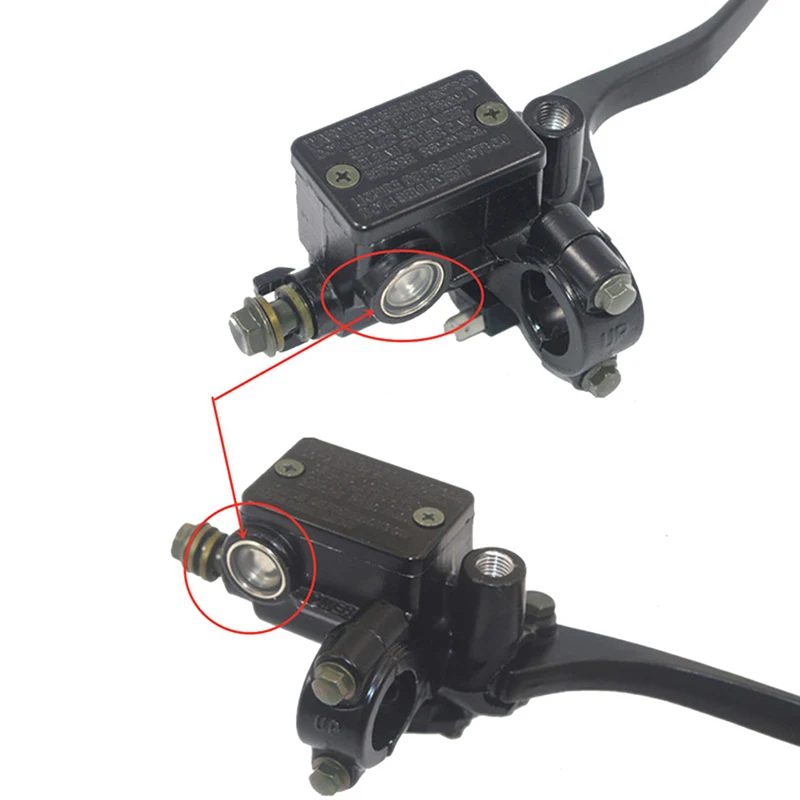 1Pcs Universal 12/18mm Motorcycle Sight Glass Oil Sight Glass With Seal For Brake Pump Brake Cylinder Motorcycle Parts