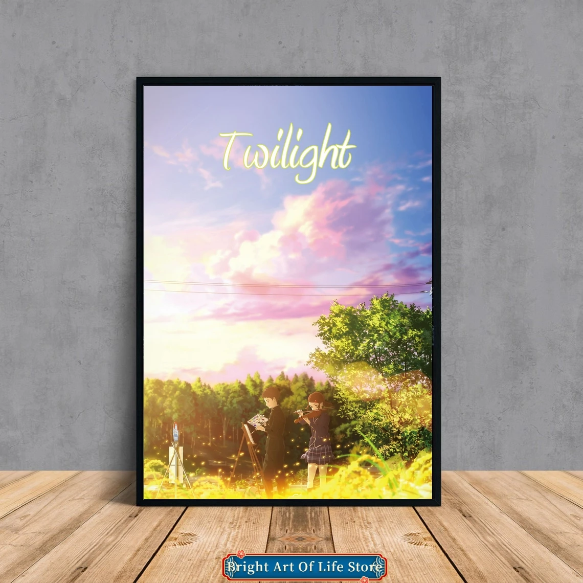 

Twilight (2019) Anime Classic Movie Poster Star Cover Photo Canvas Print Apartment Home Decor Wall Painting (Unframed)