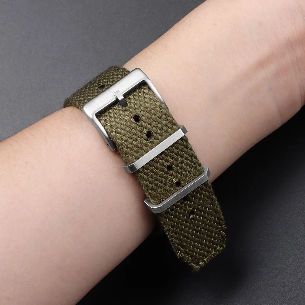 Premium Nylon Canvas Waterproof Watch Strap - Soft, Sporty & Durable Bracelet