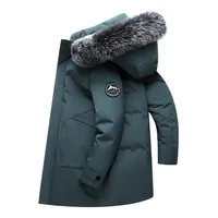 2024 winter new jacket live broadcast men's down jacket youth Korean version thick medium long hooded warm men 1