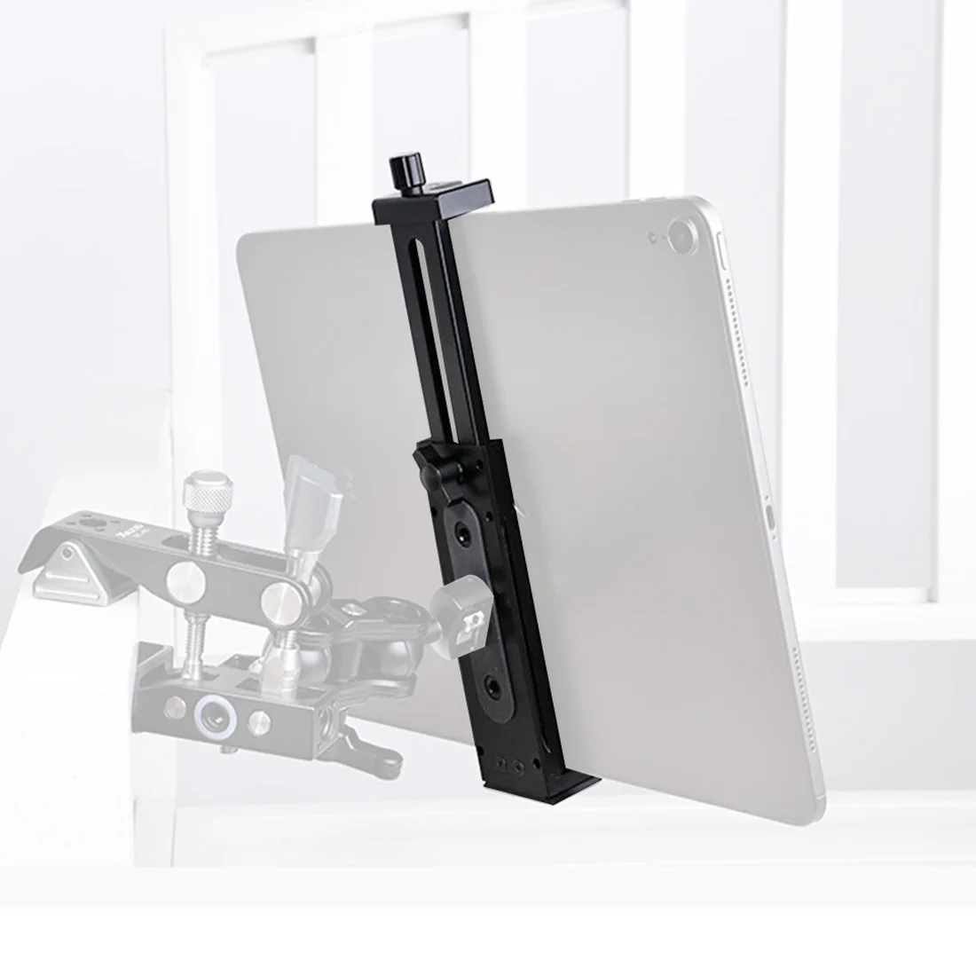 Universal Tablet Ständer Telefon Halter Einstellbare Kalte Schuh Licht Halterung für iPad Mini / Pro / Air Tablet Clamp Stativ Halterung – Detail 1