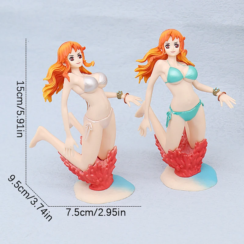 One Piece Anime Figure Nami Boa Hancock Robin Reiju Vivi Bonney Girls PVC  Action Model Toys Best Birthday Christmas Gifts
